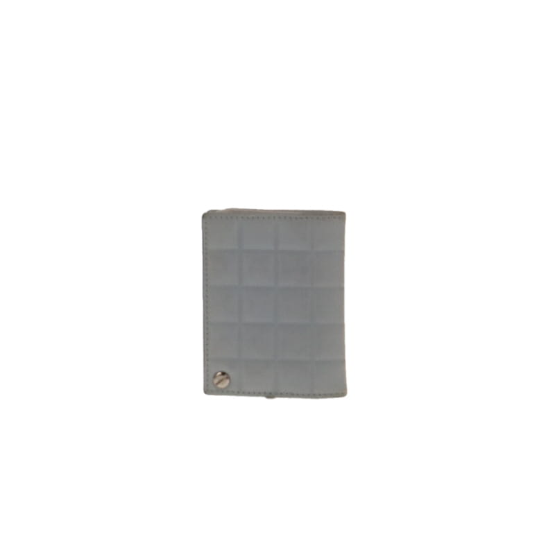 Chanel Pale Blue Choco Bar Card Holder