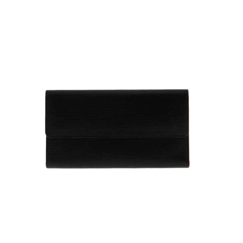 Louis Vuitton Vintage Black Epi Leather Long Wallet