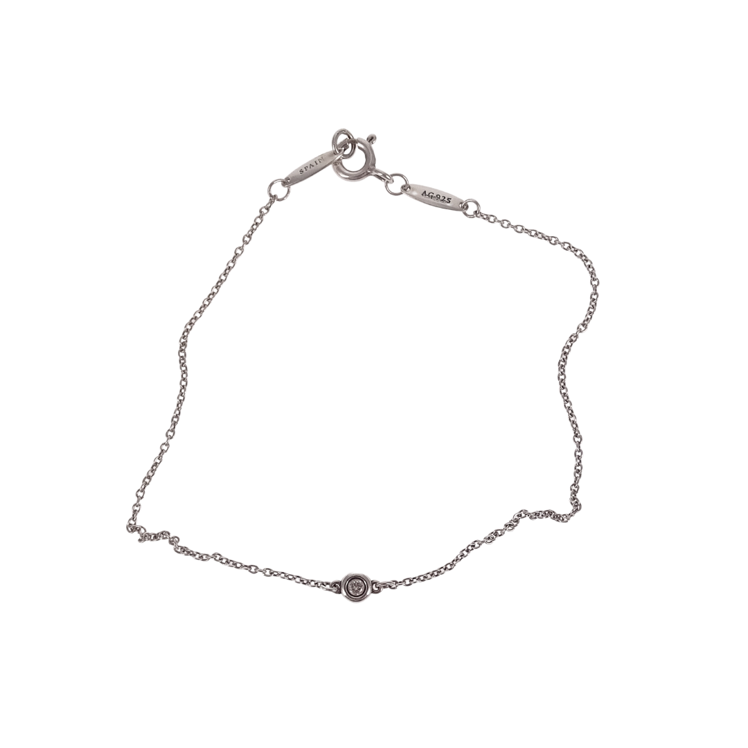 Tiffany & Co. Elsa Peretti Diamonds By The Yard Bracelet Sterling Silver RRP €520