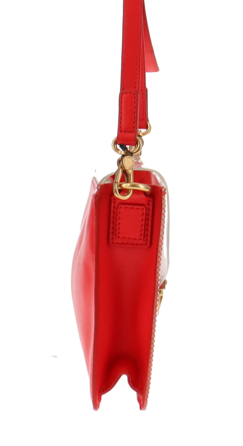 Marc By Marc Jacobs Clearly Red Leather/Perspex Crossbody Bag