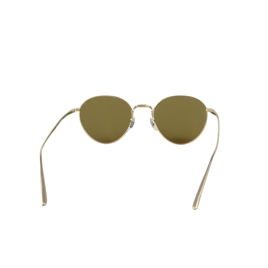 Oliver Peoples Brownstone 2 Gold Metal Frame Sunglasses