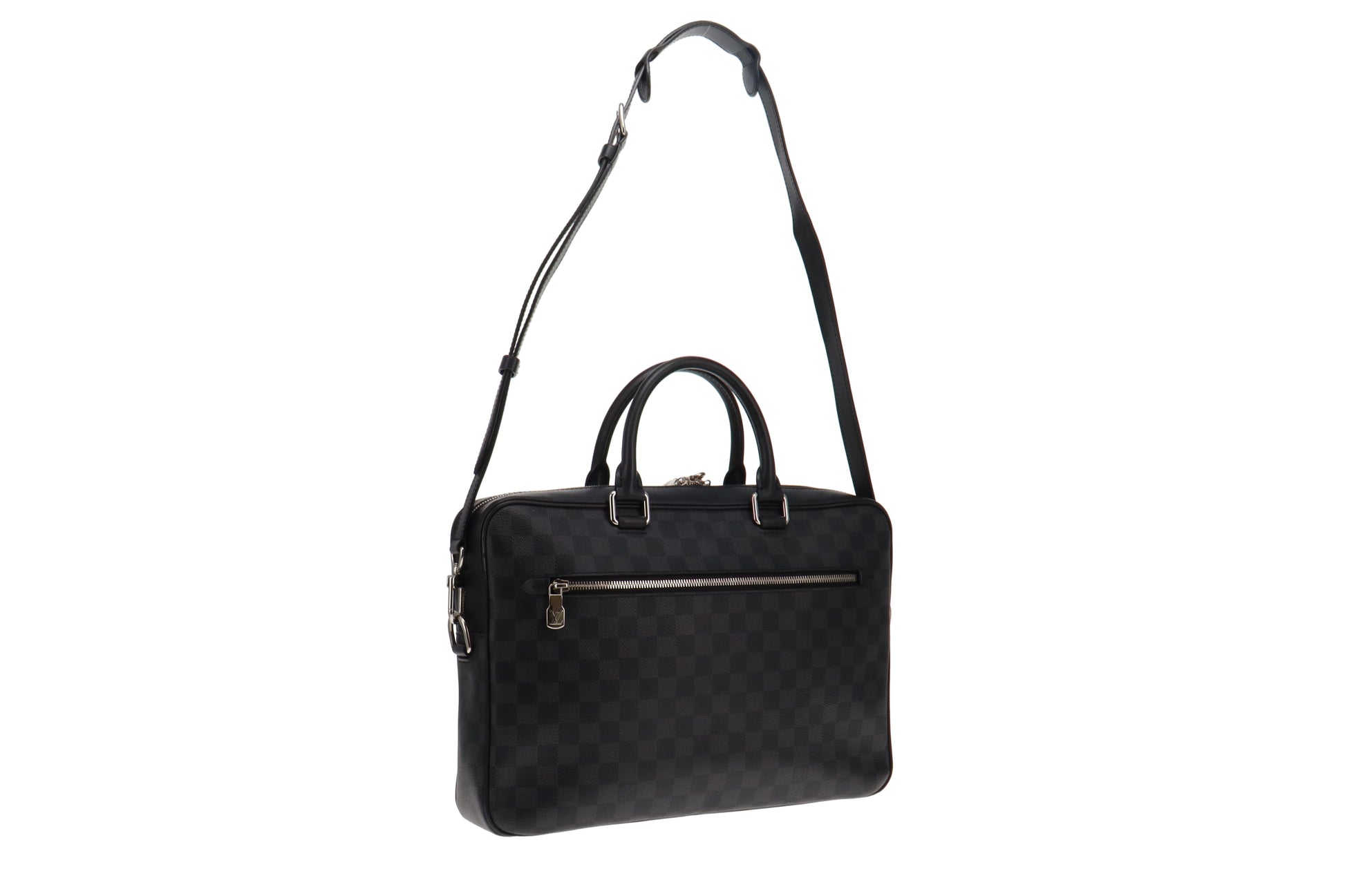 LOUIS VUITTON Cobalt Damier Canvas Porte-Document Business TT2132