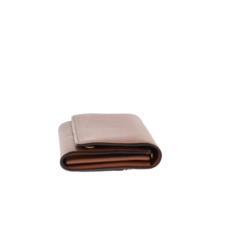 Mulberry Light Salmon Classic Grain Continental Wallet