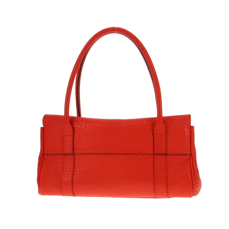 Mulberry Orange Leather East West Bayswater