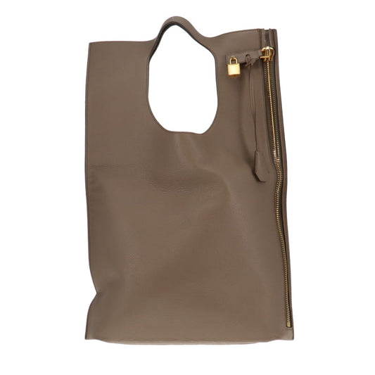 Tom Ford Alix Hobo Taupe With Gold Hardware