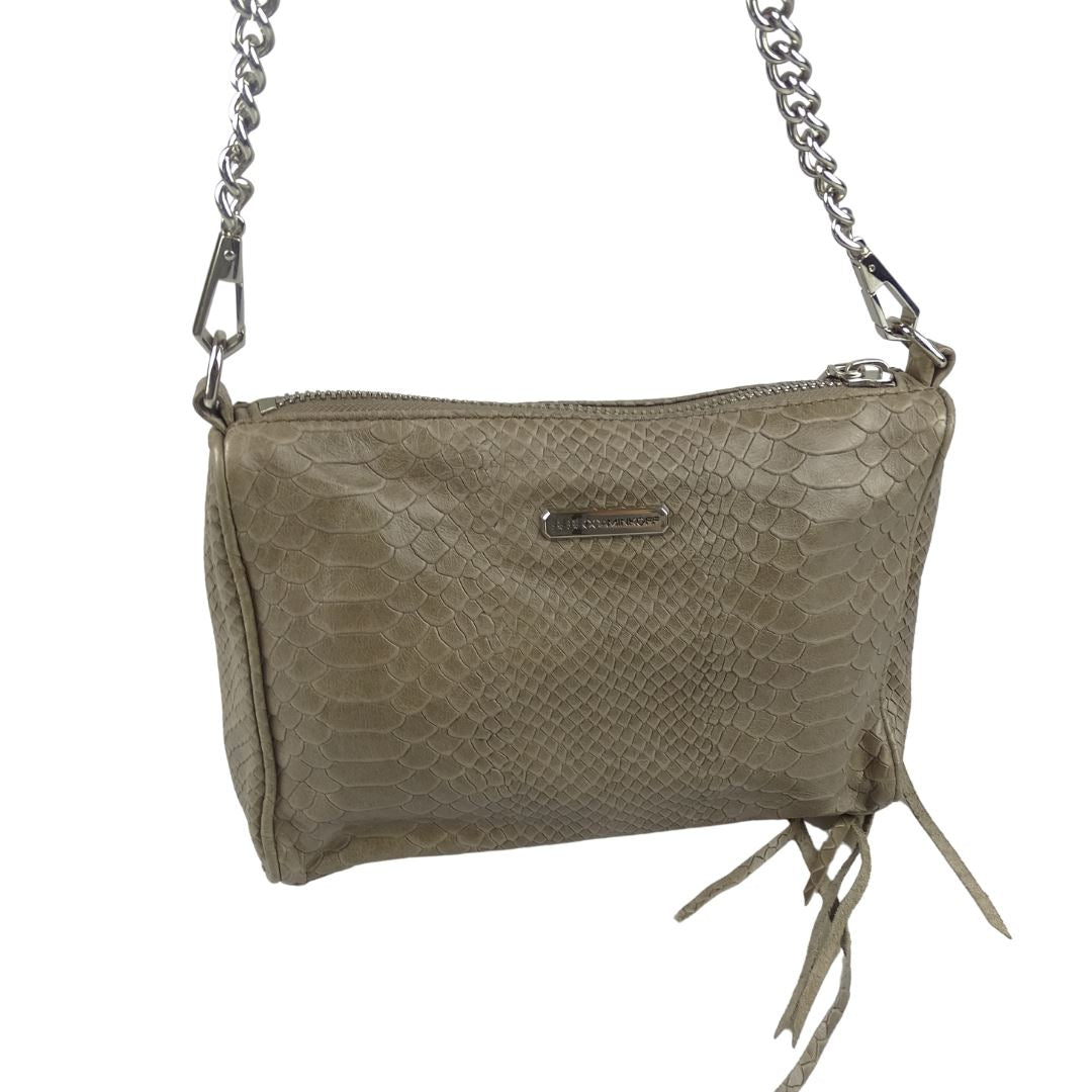 Rebecca Minkoff Triple Zip Taupe Cross Body SH Bags Rebecca Minkoff 