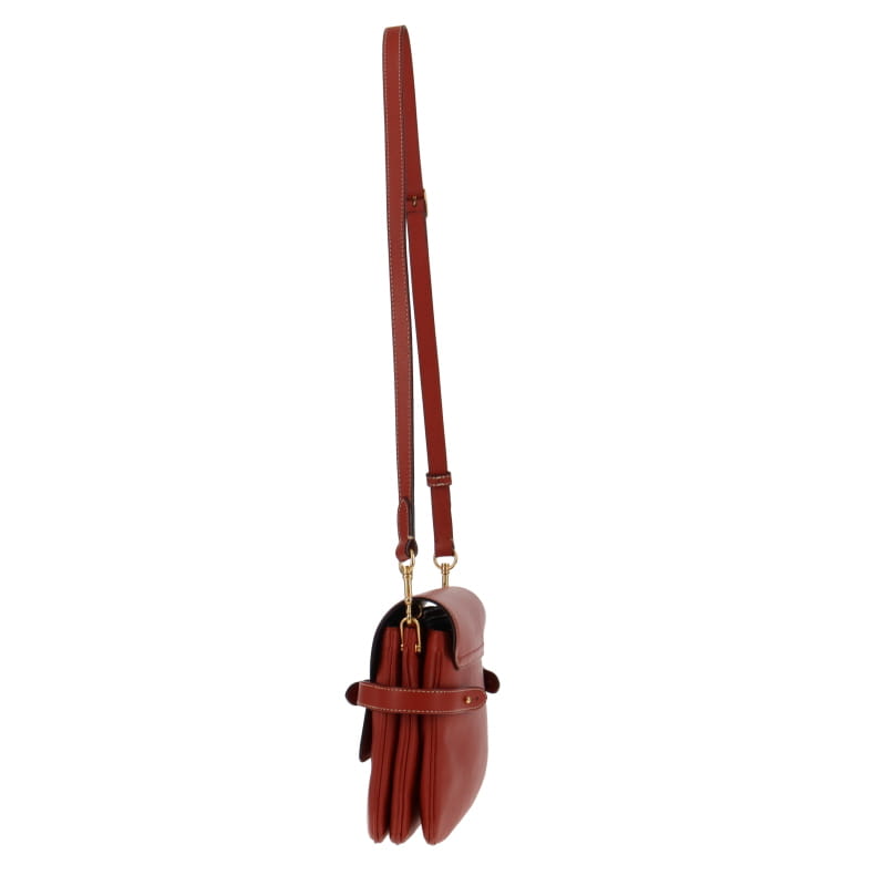 Mulberry Belted Bayswater Satchel Silky Calf Rust