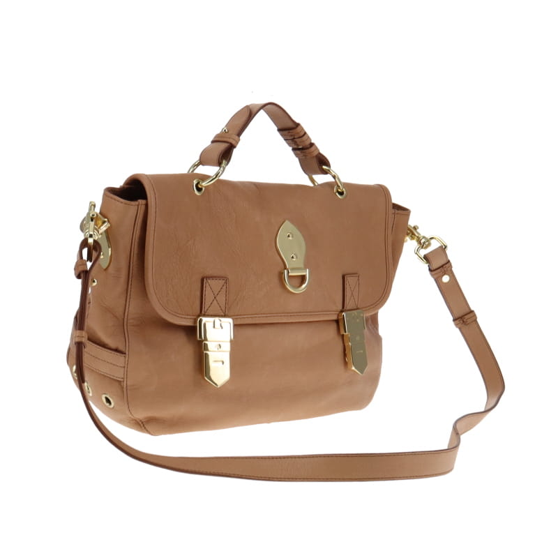 Mulberry Beige Smooth Leather Tille