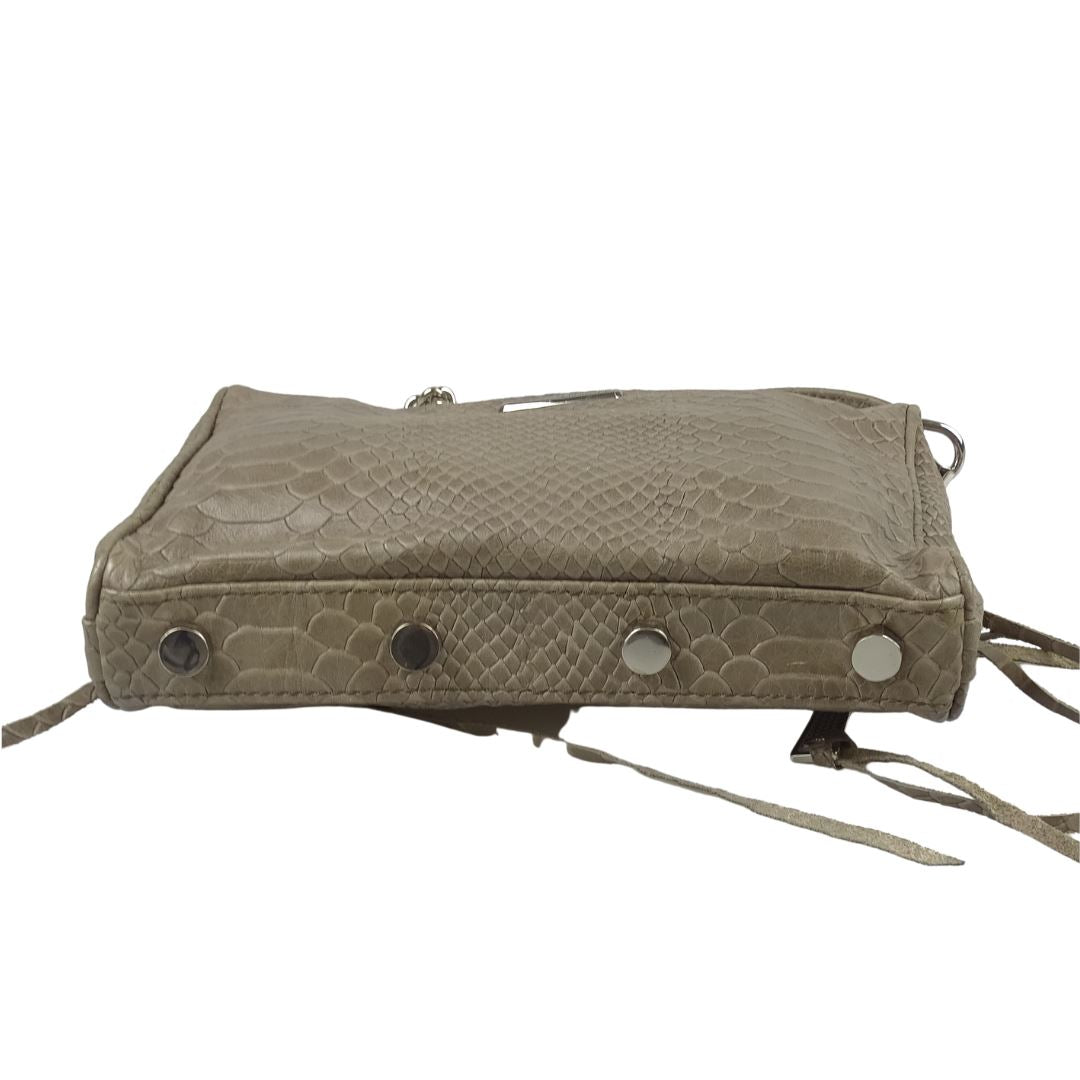 Rebecca Minkoff Triple Zip Taupe Cross Body SH Bags Rebecca Minkoff 