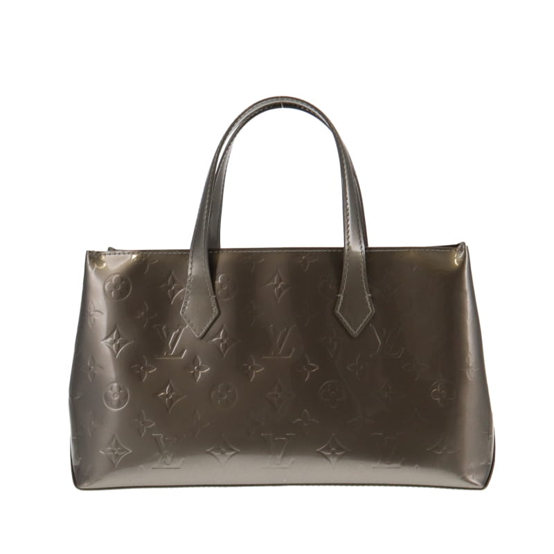 Louis Vuitton Wilshire Gris Art Deco Vernis Leather PM