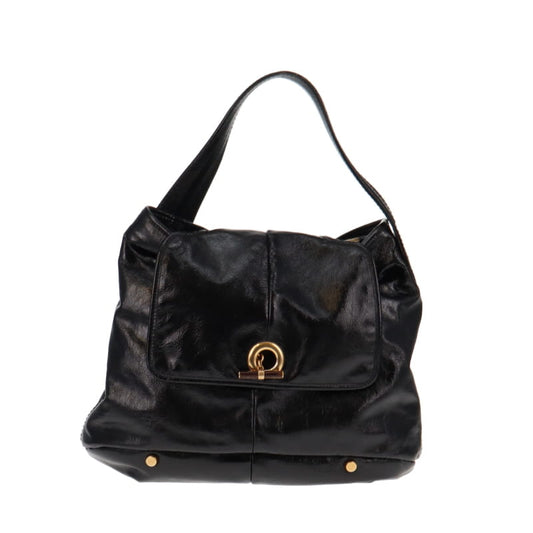 Yves Saint Laurent Capri Hobo Black Patent GH
