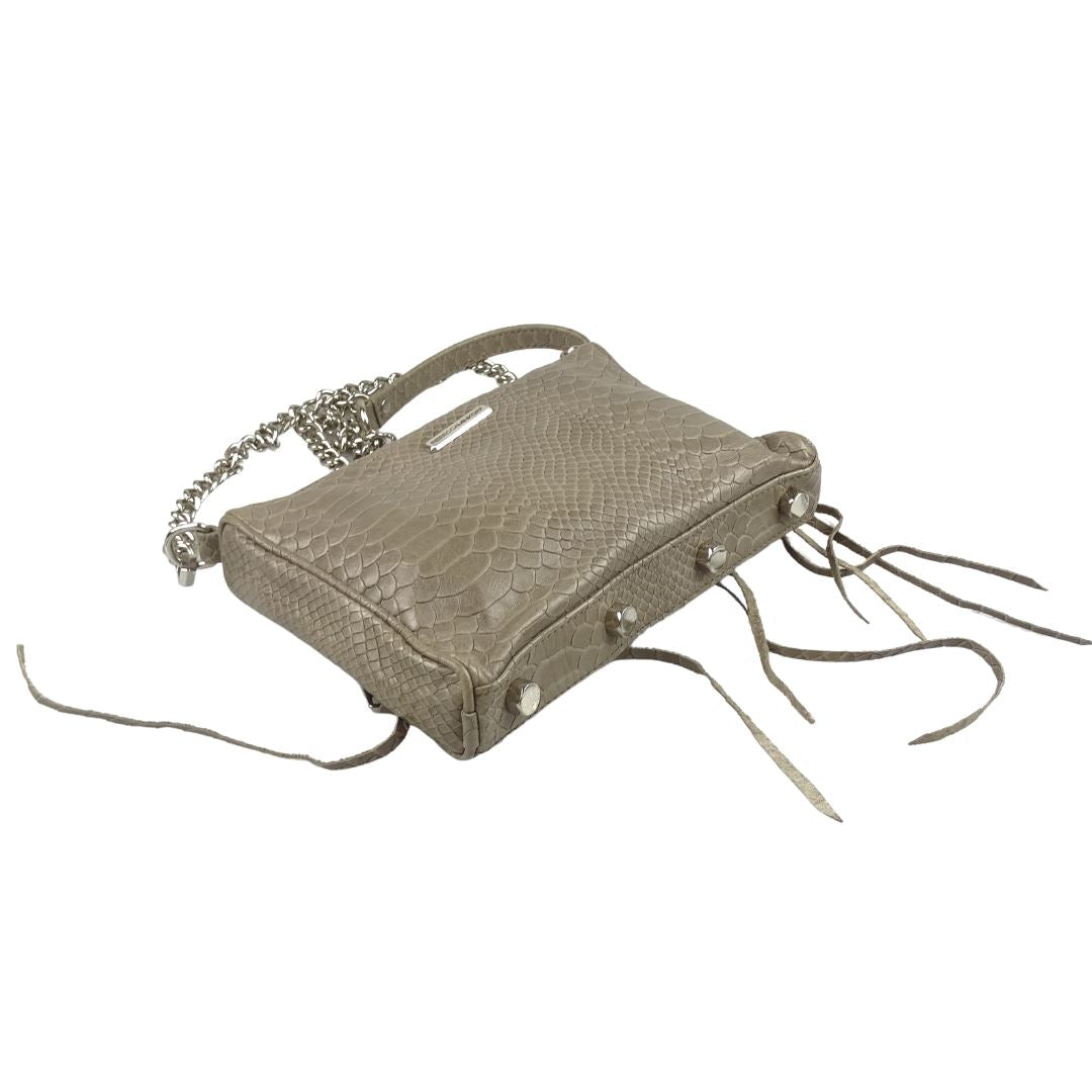 Rebecca Minkoff Triple Zip Taupe Cross Body SH Bags Rebecca Minkoff 