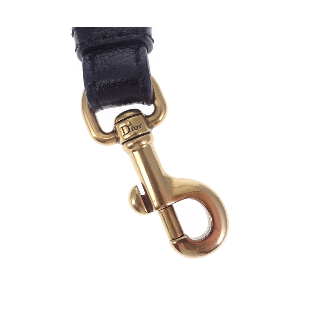 Dior Canvas Embroidered Studded Strap Multi Colour