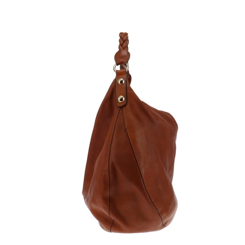 Mulberry Soft Spongy Oak Large Daria Braided Handle Hobo Bags Mulberry 