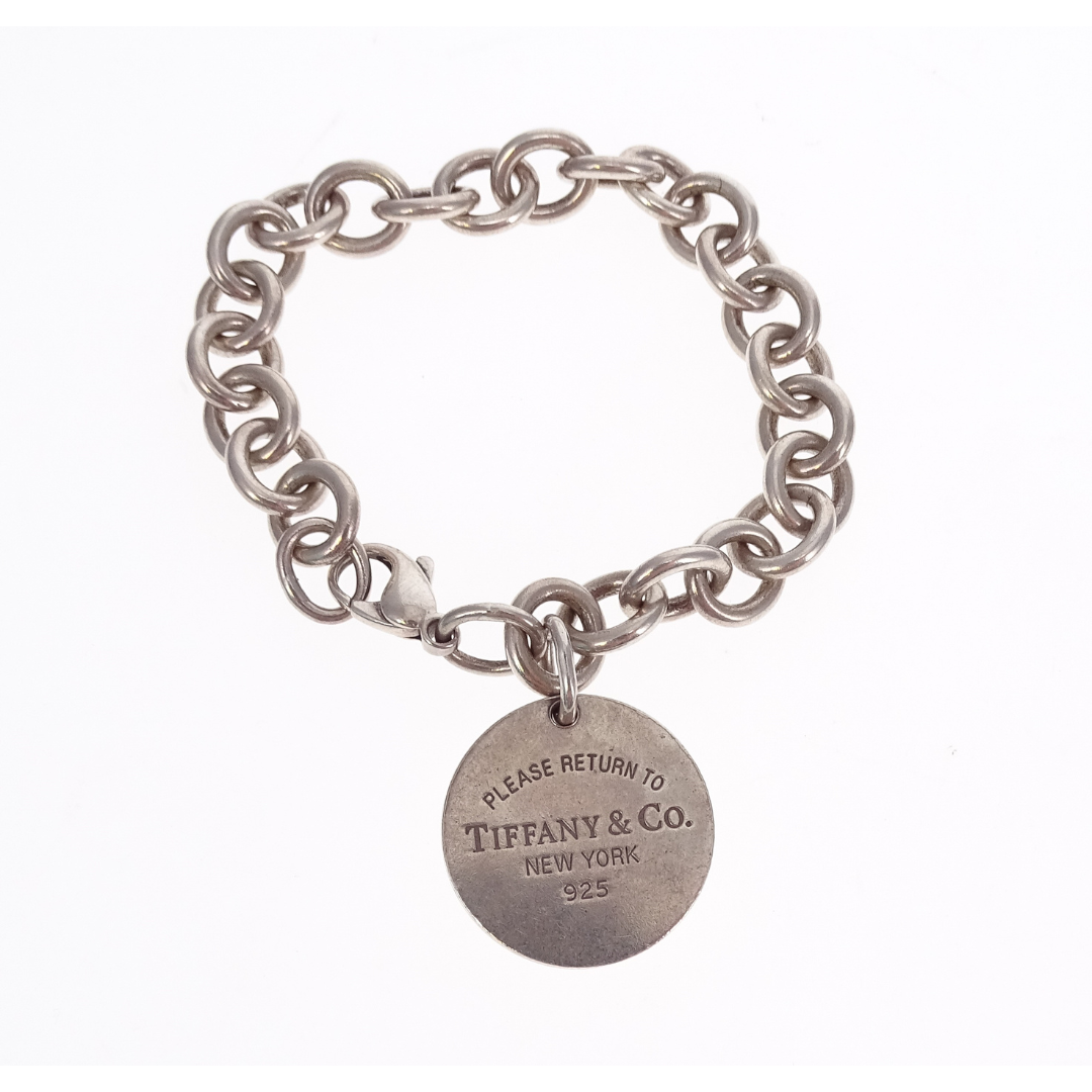 Tiffany & Co Lobter Clasp Disc RTT Bracelet