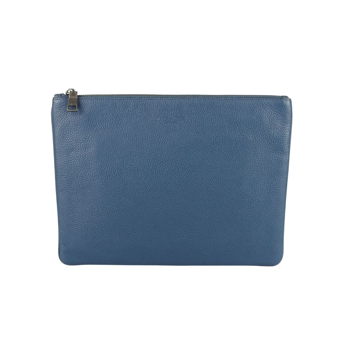 Coach Large Multifunctional Pouch Denim Leather Bags Coach 