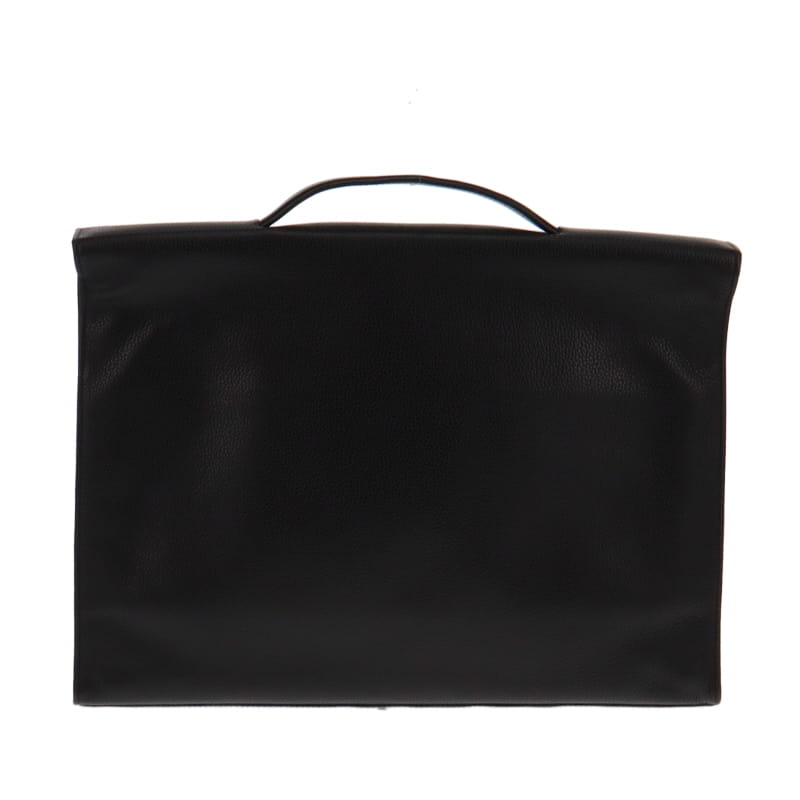 Longchamp Black Leather Le Foulonne Briefcase