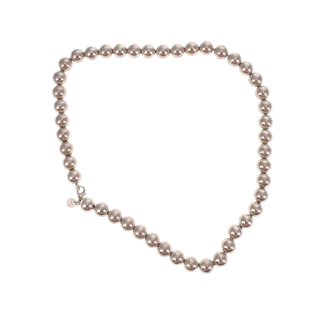 Tiffany ball sales and chain necklace