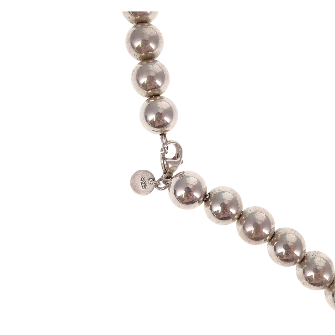 Tiffany & Co City Hardwear Ball Necklace 10mm Sterling Silver