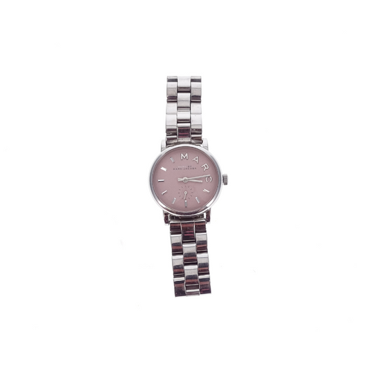 Marc Jacobs Baker Pink Dial Watch Steel Small MBM3283