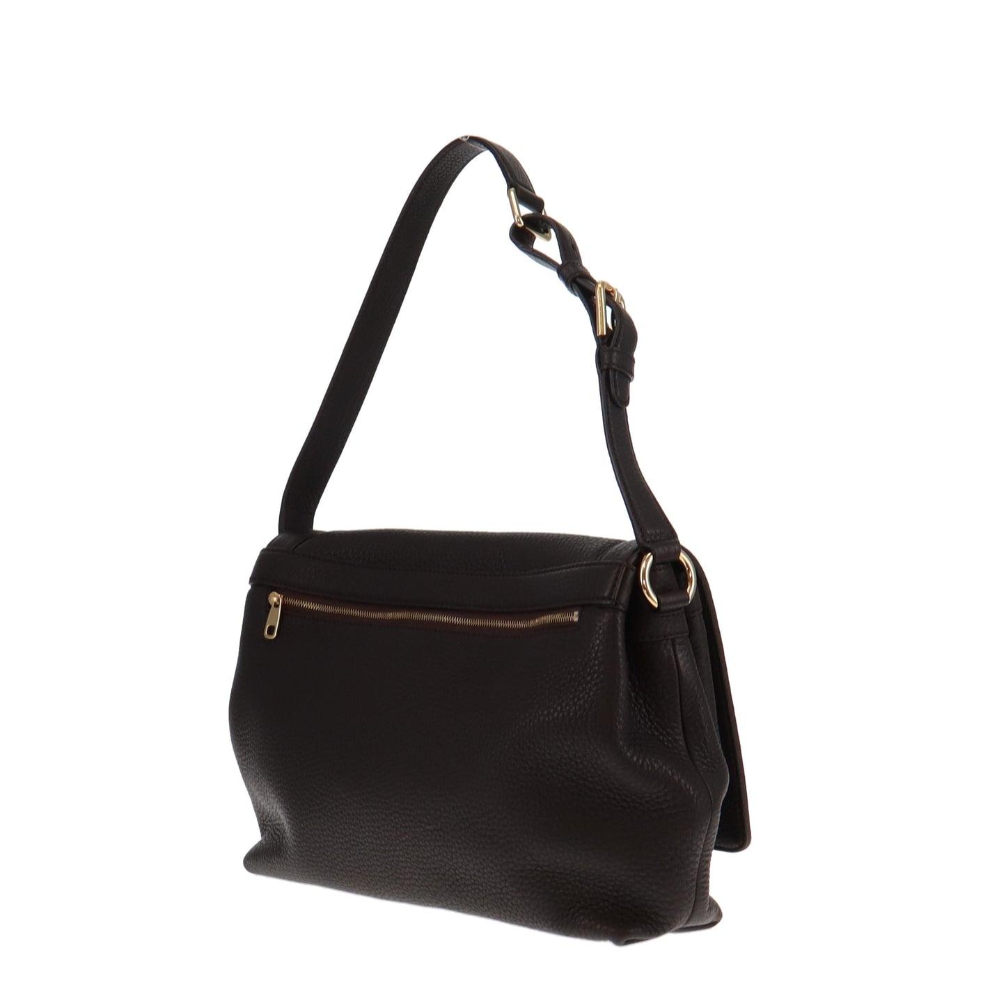 Dolce & Gabbana Dark Brown Lady Lock Flap Bag