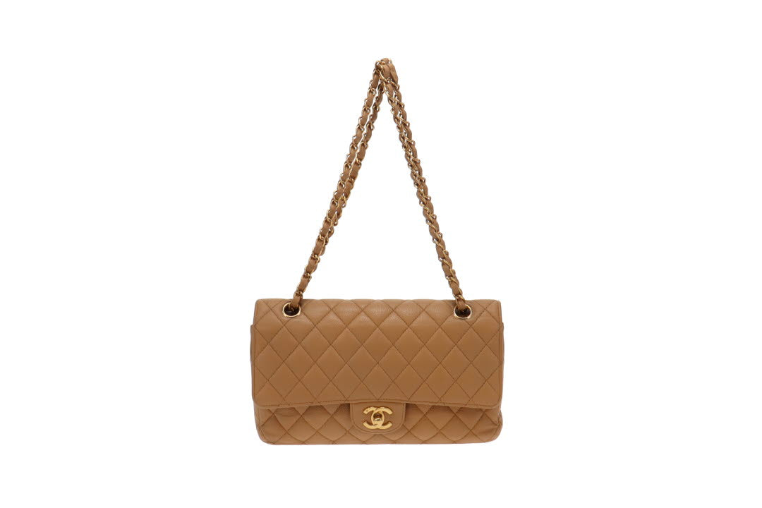 Chanel Classic Beige Caviar Medium Double Flap 2005/06