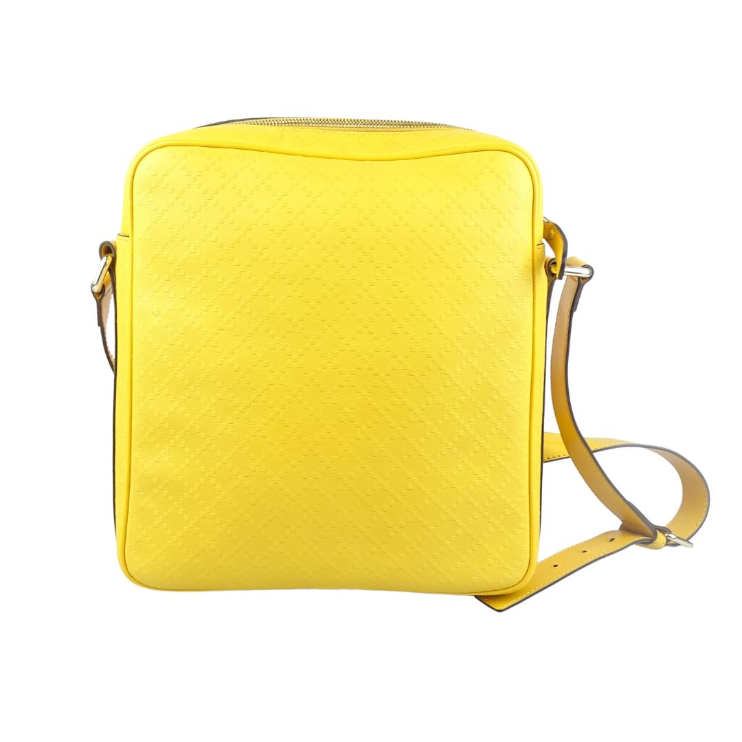 Gucci Yelow Diamante Zipped Messenger Bag Bags Gucci 