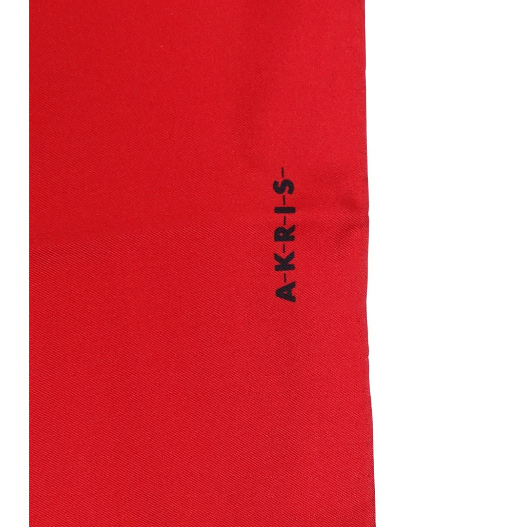 Akris 90cm Silk Scarf Albert Kriemler Scarf Akris 