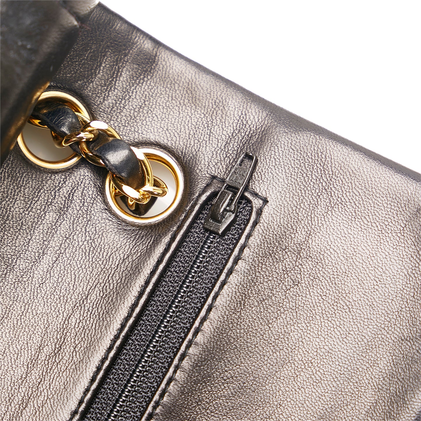 Chanel Vintage Black Lambskin Classic Flap 1989/91
