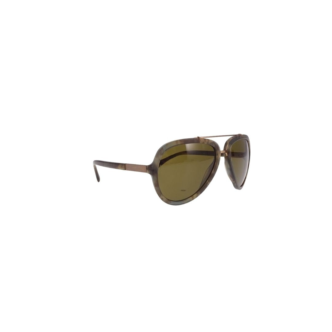 Dolce & Gabbana Aviator Style Matte Tortoise Sunglasses DG4218