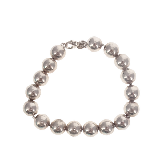 Tiffany & Co Sterling Silver HardWare Ball Bracelet