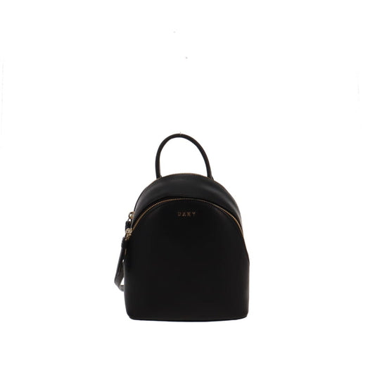DKNY Small Black Textured Leather Backpack