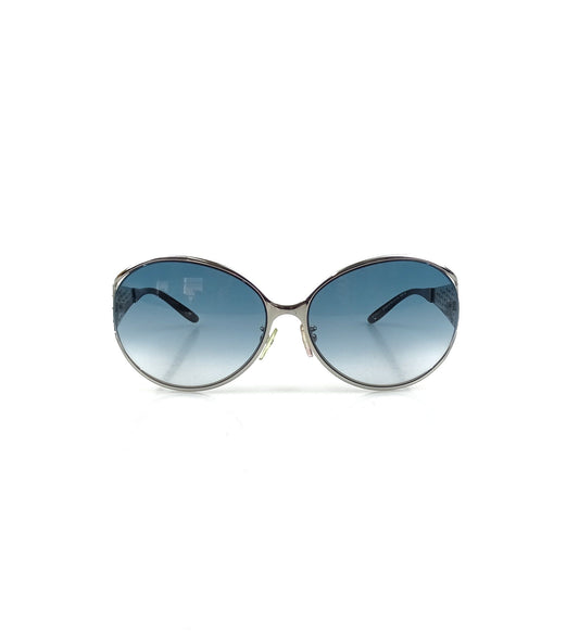 Escada Metal Frame Oval Sunglasses With Diamante Sunglasses Escada 