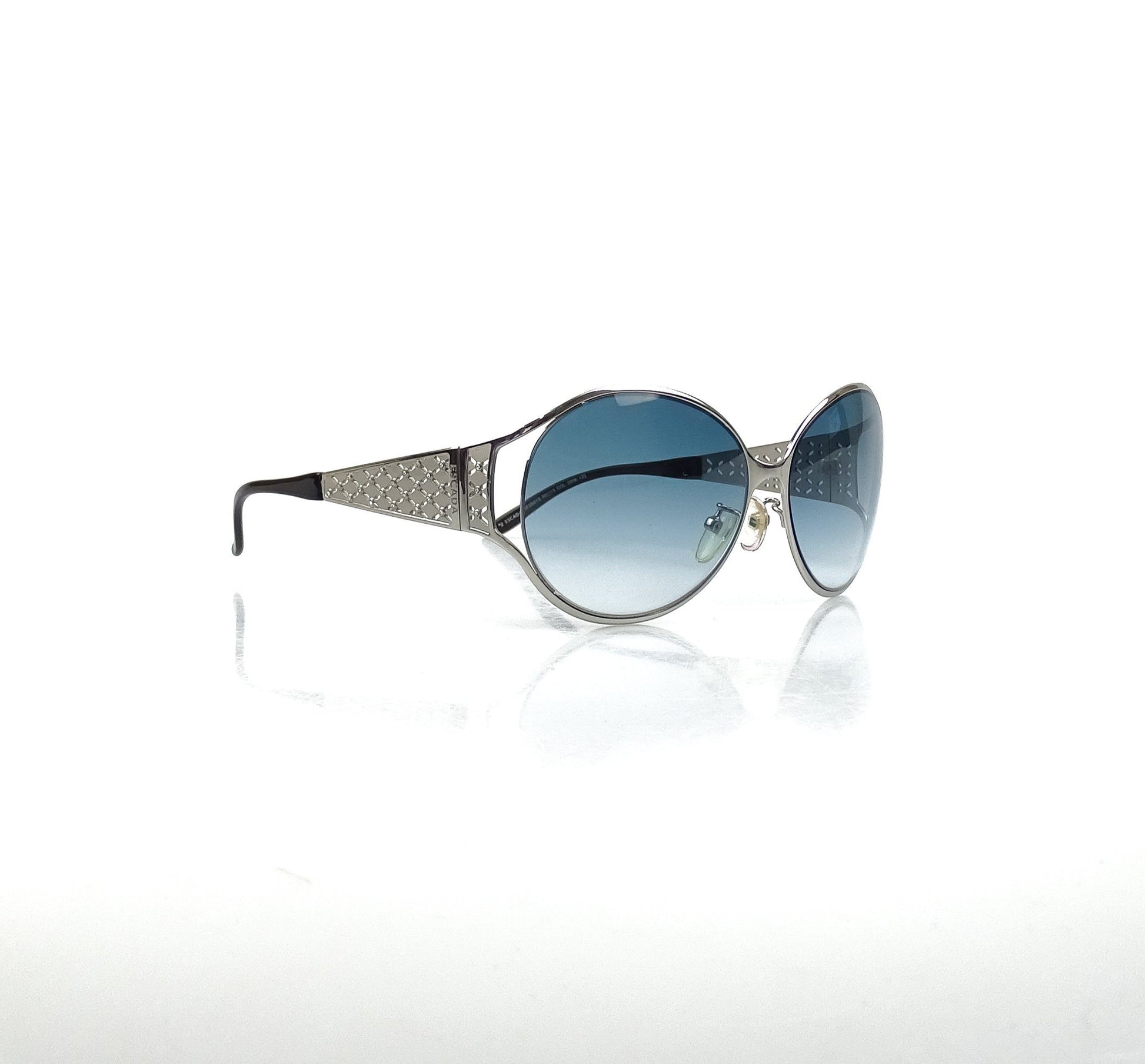 Escada Metal Frame Oval Sunglasses With Diamante Sunglasses Escada 