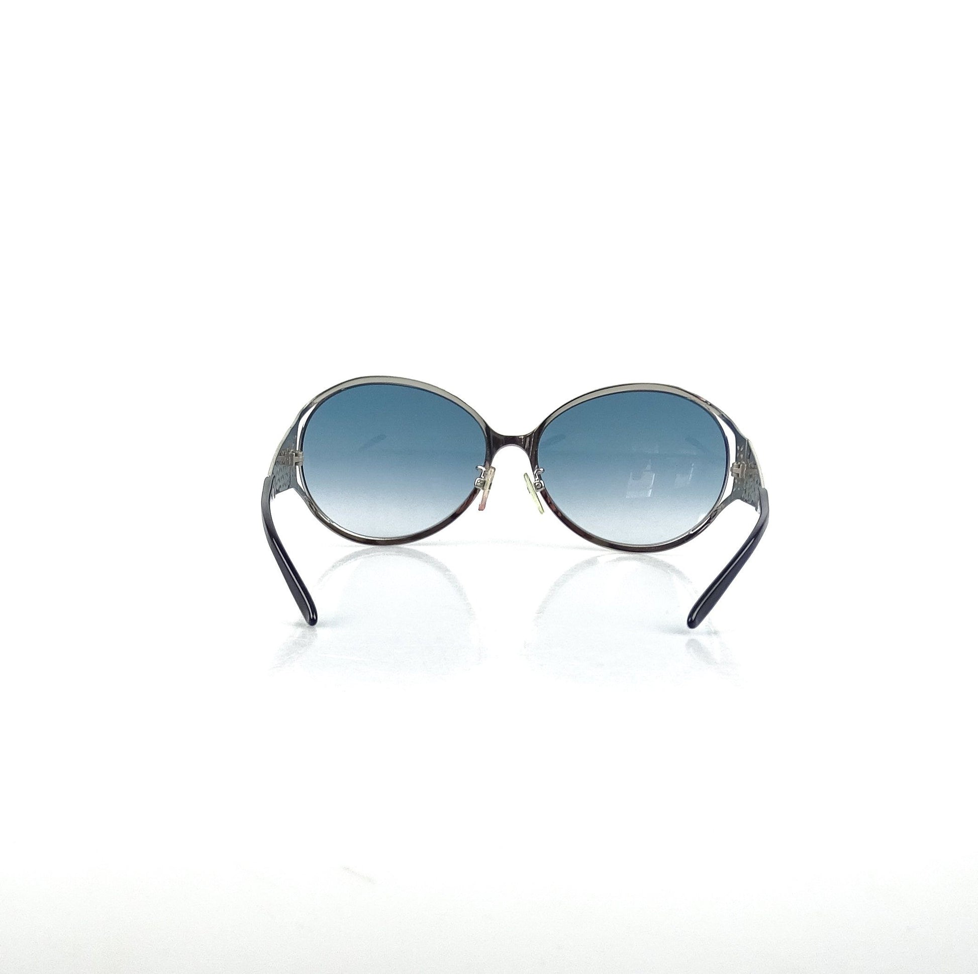 Escada Metal Frame Oval Sunglasses With Diamante Sunglasses Escada 