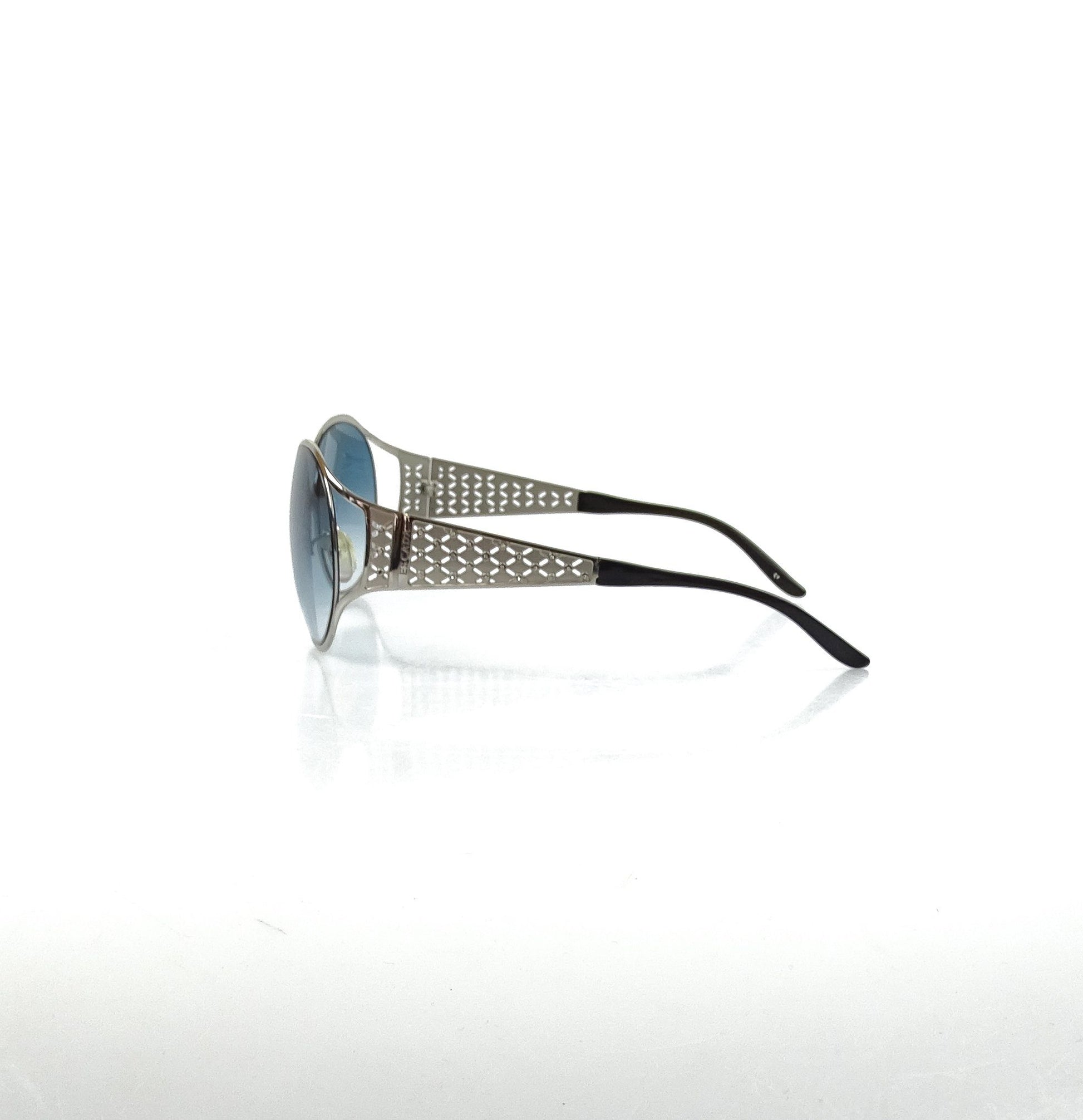 Escada Metal Frame Oval Sunglasses With Diamante Sunglasses Escada 