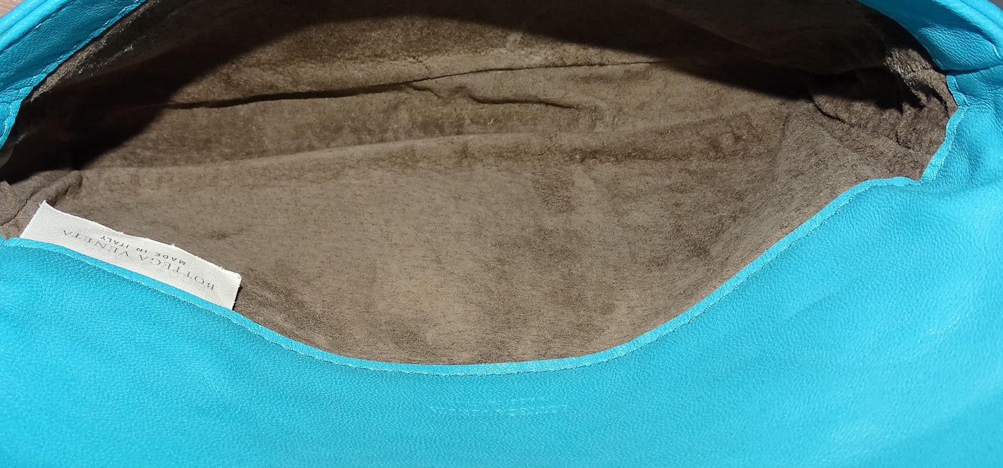 Bottega Veneta Turquoise Intrecciato Clutch