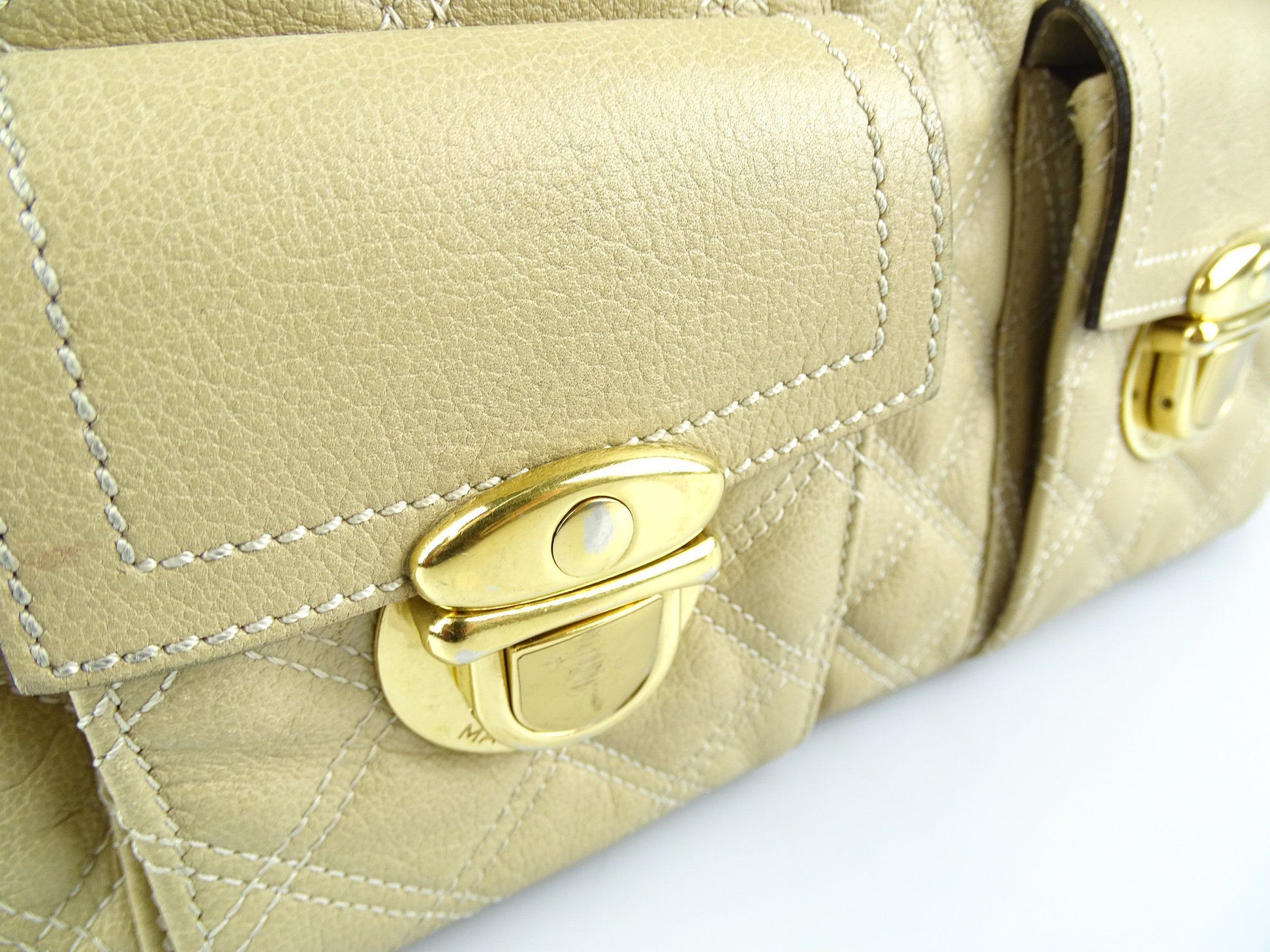 Marc Jacobs Almond Quilted Blake Bags Marc Jacobs 