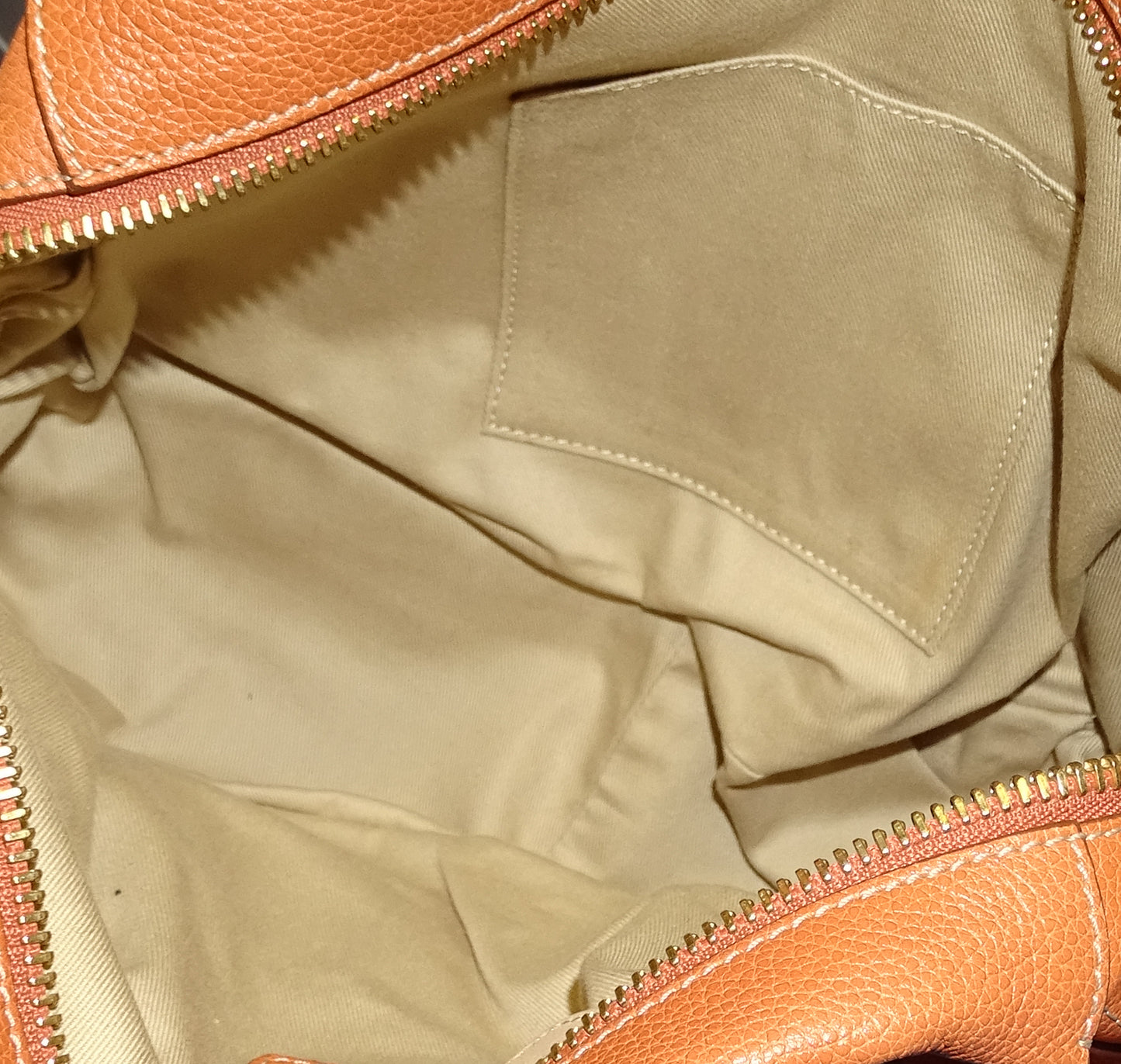 Chloe Paraty Suntan Medium Pebbled Leather Shoulder Bag