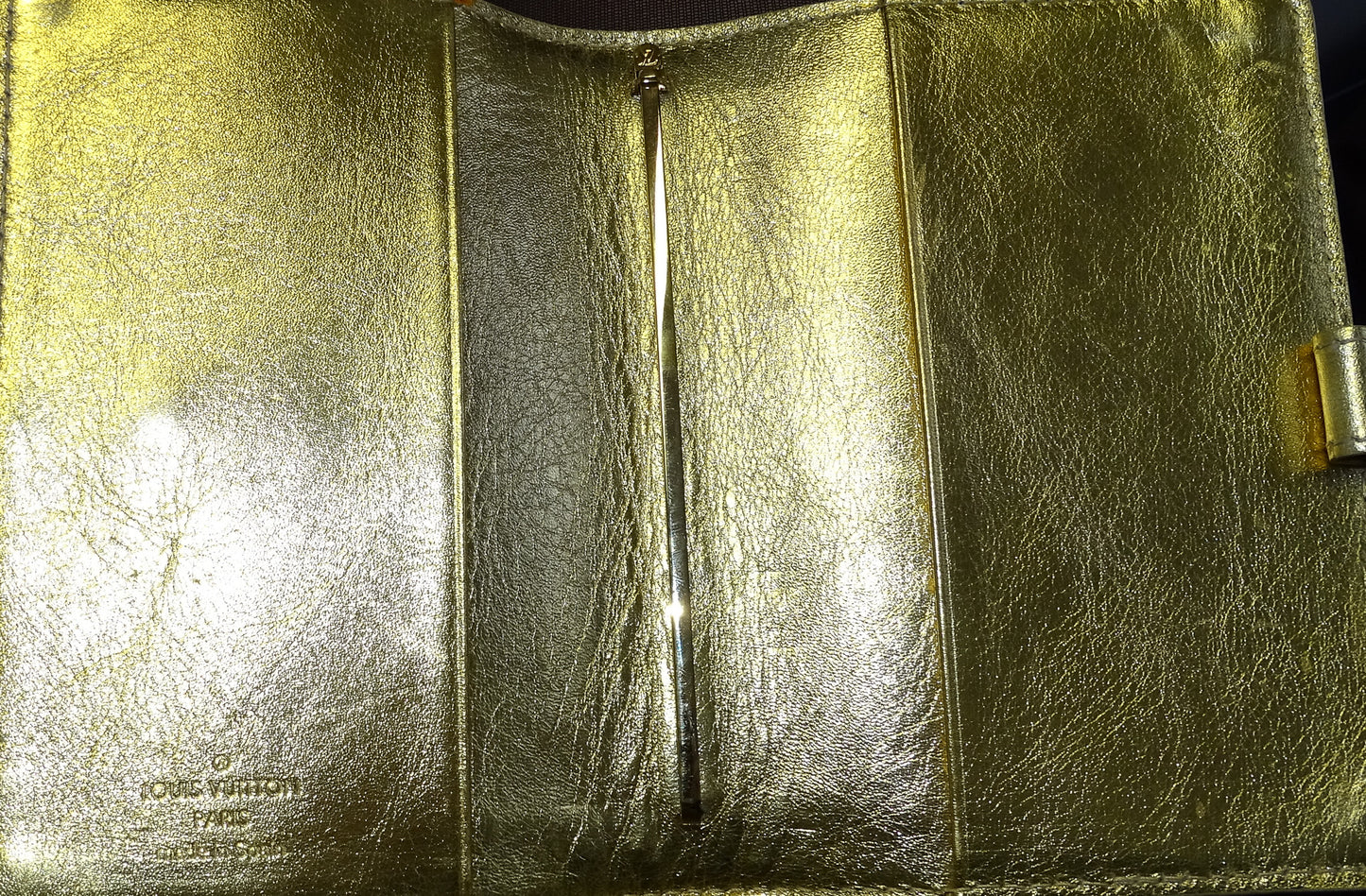 Louis Vuitton Gold Suhali Partenaire Agenda/Notebook Cover CA4067