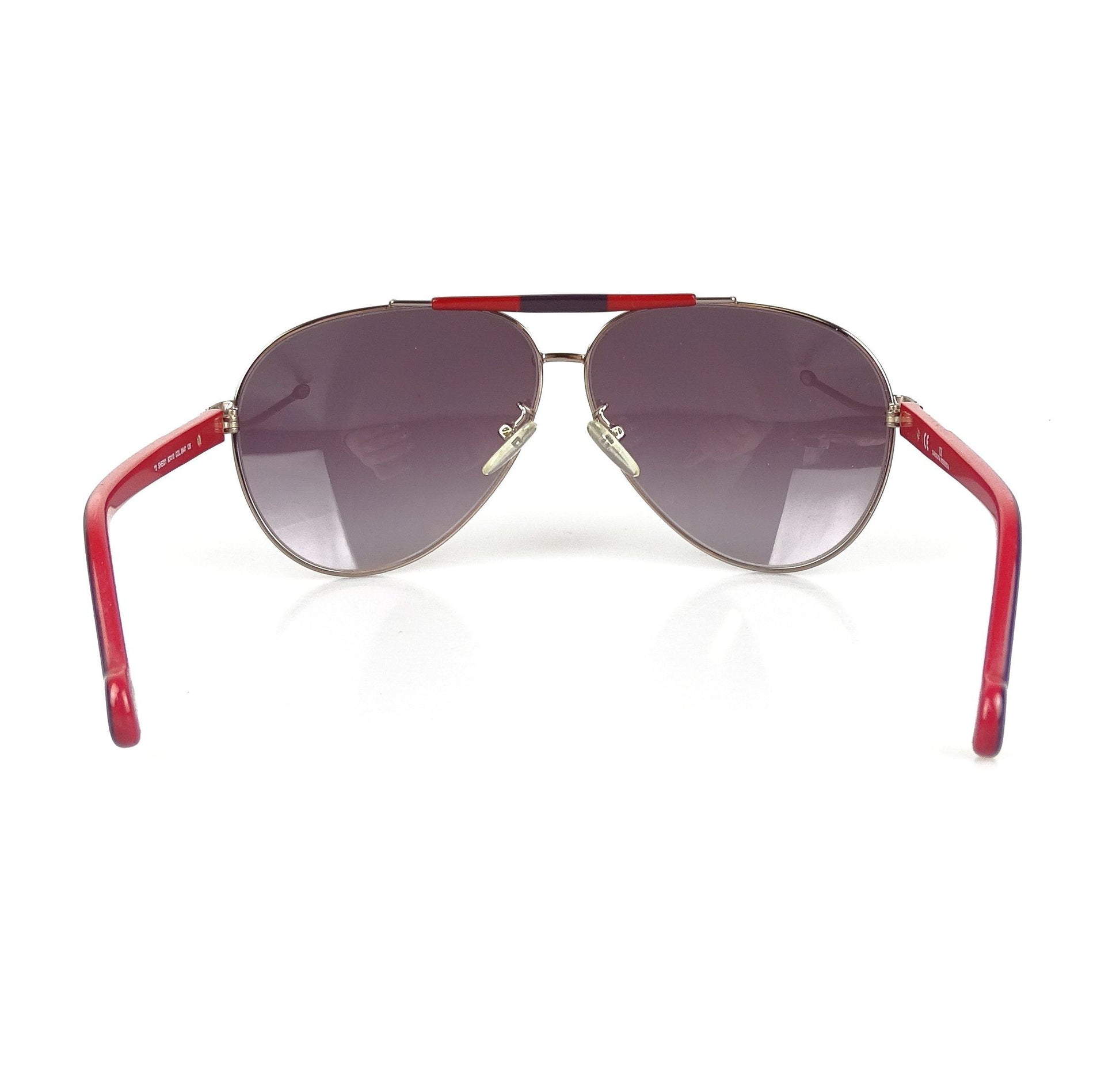 Carolina Herrera Aviator Style Red & Raisin Frame Sunglasses SHE031 Sunglasses Carolina Herrera 