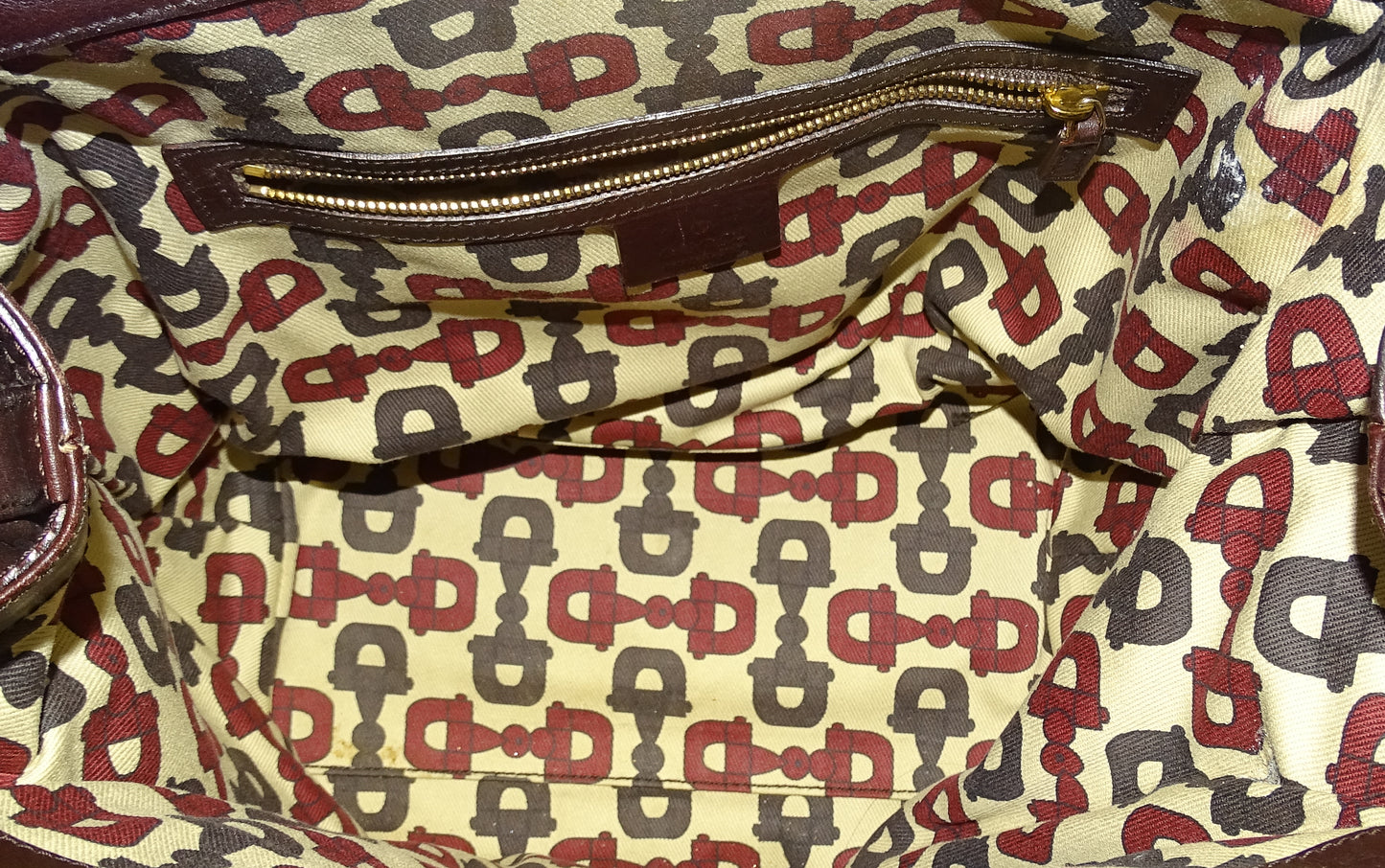 Gucci Brown Guccissima Treasure Shoulder Bag