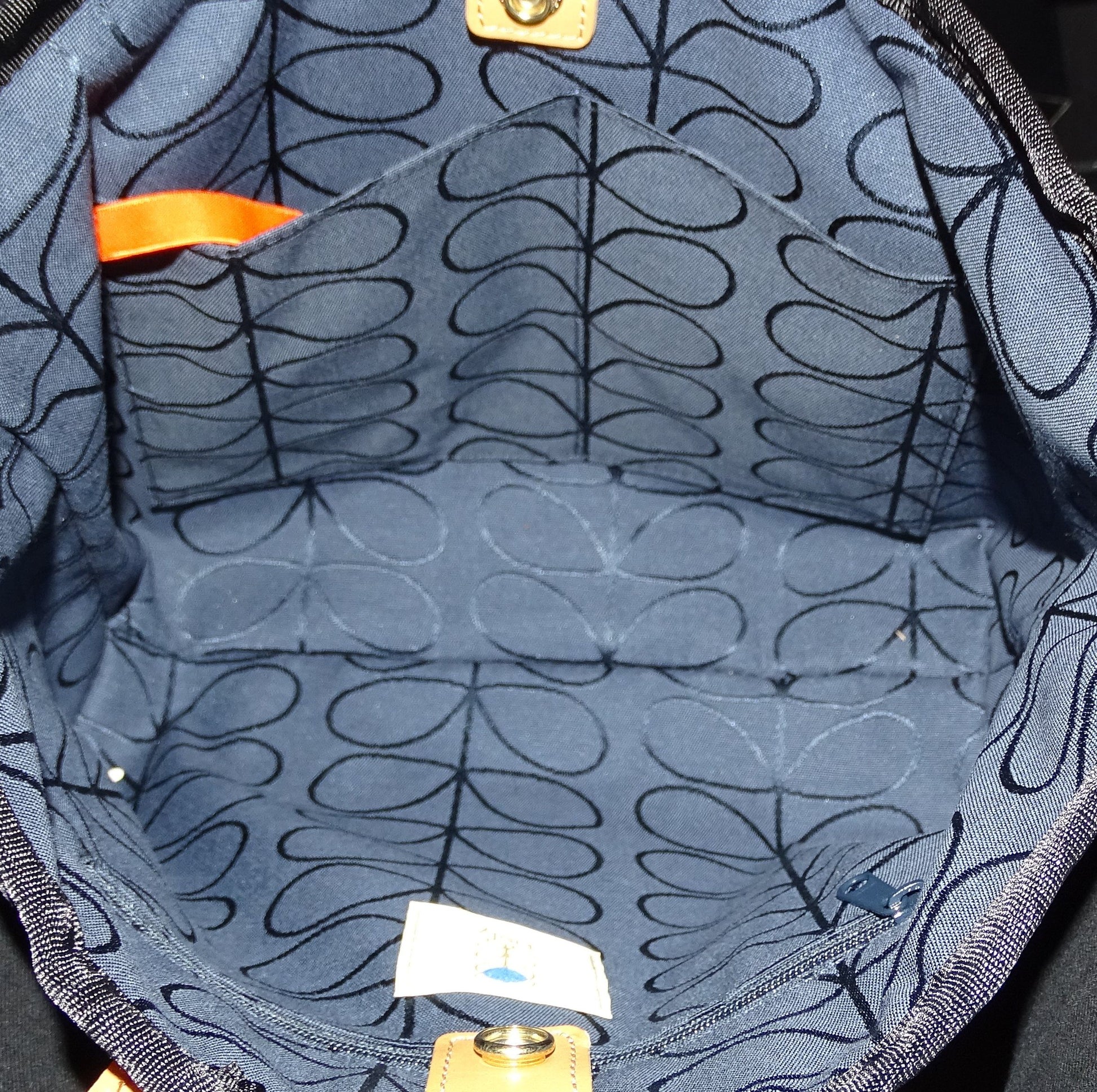 Orla Kiely Woven Sonny Basket Bag Multicolour Bags Orla Kiely 