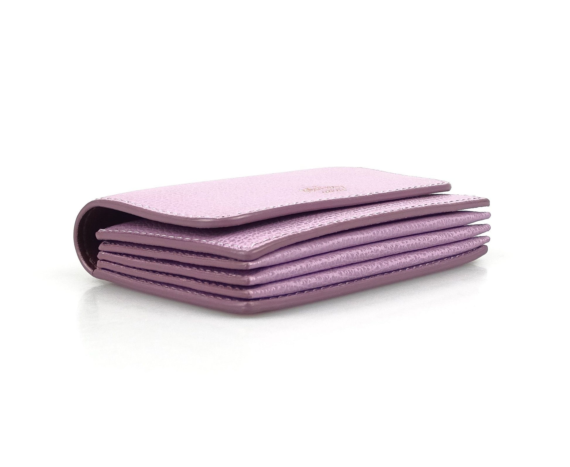 Mulberry Continental Card Holder Cross Grain Lilac Wallets Mulberry 
