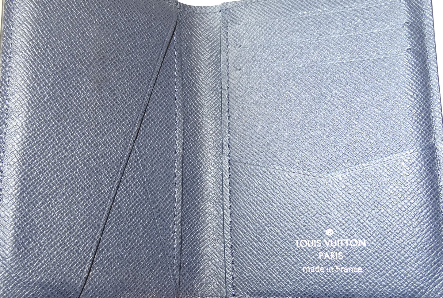 Louis Vuitton Damier Graphite/Epi Bleu Marine Pocket Organizer CT4220