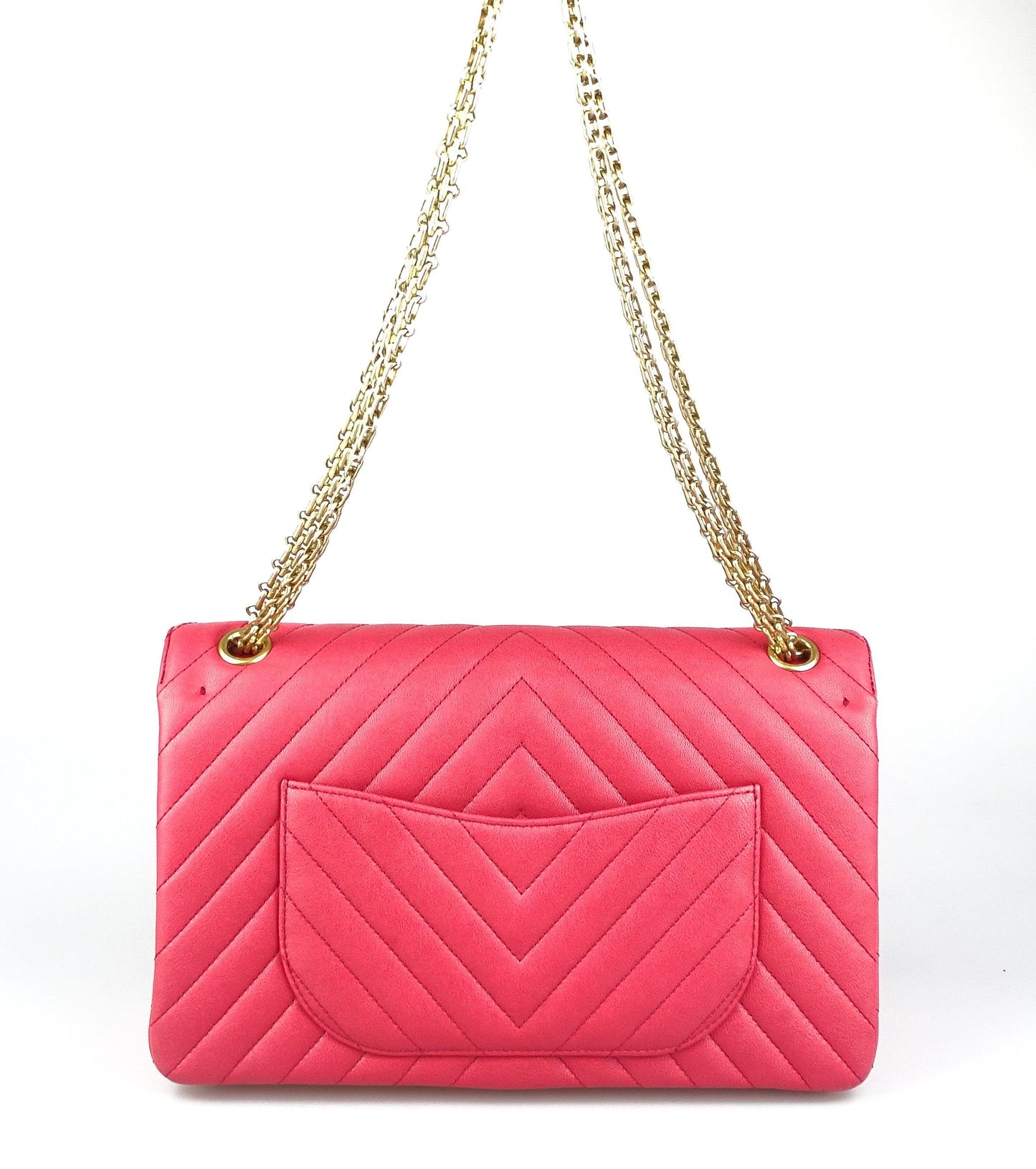 Chanel Chevron Pink Seasonal Reissue 2.55 (Size 226) Bags Chanel 