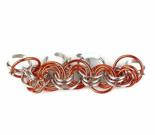 Chloe Reese Multi Finger Ring Mixed Metal Small Size Jewellery Chloe 