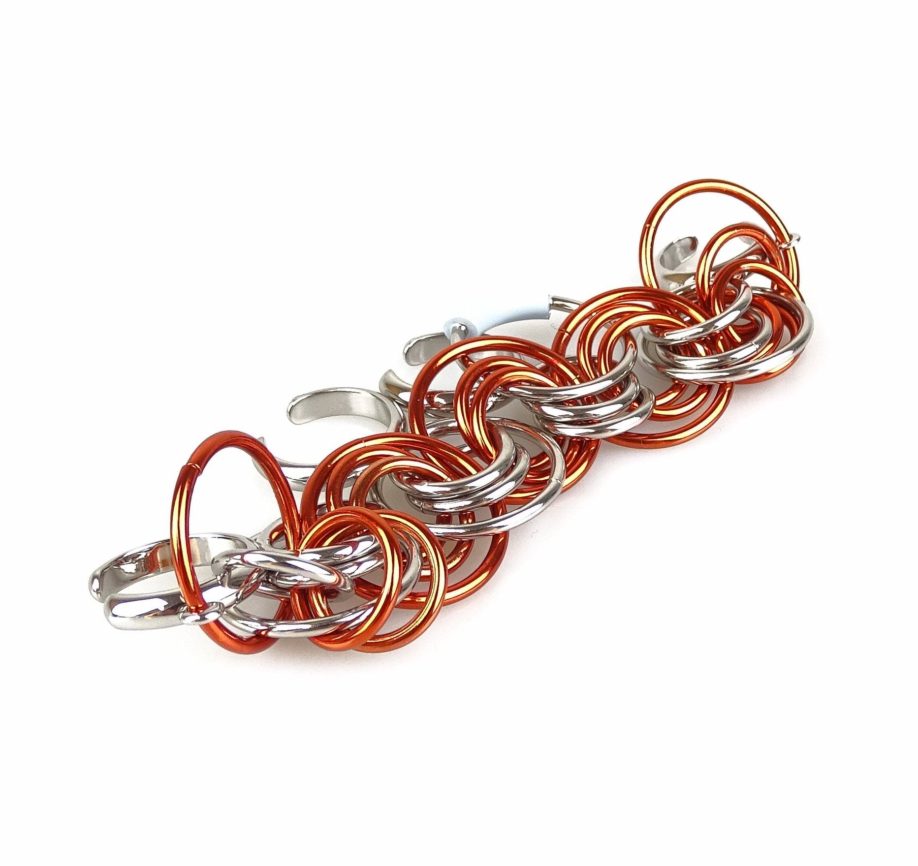 Chloe Reese Multi Finger Ring Mixed Metal Small Size Jewellery Chloe 