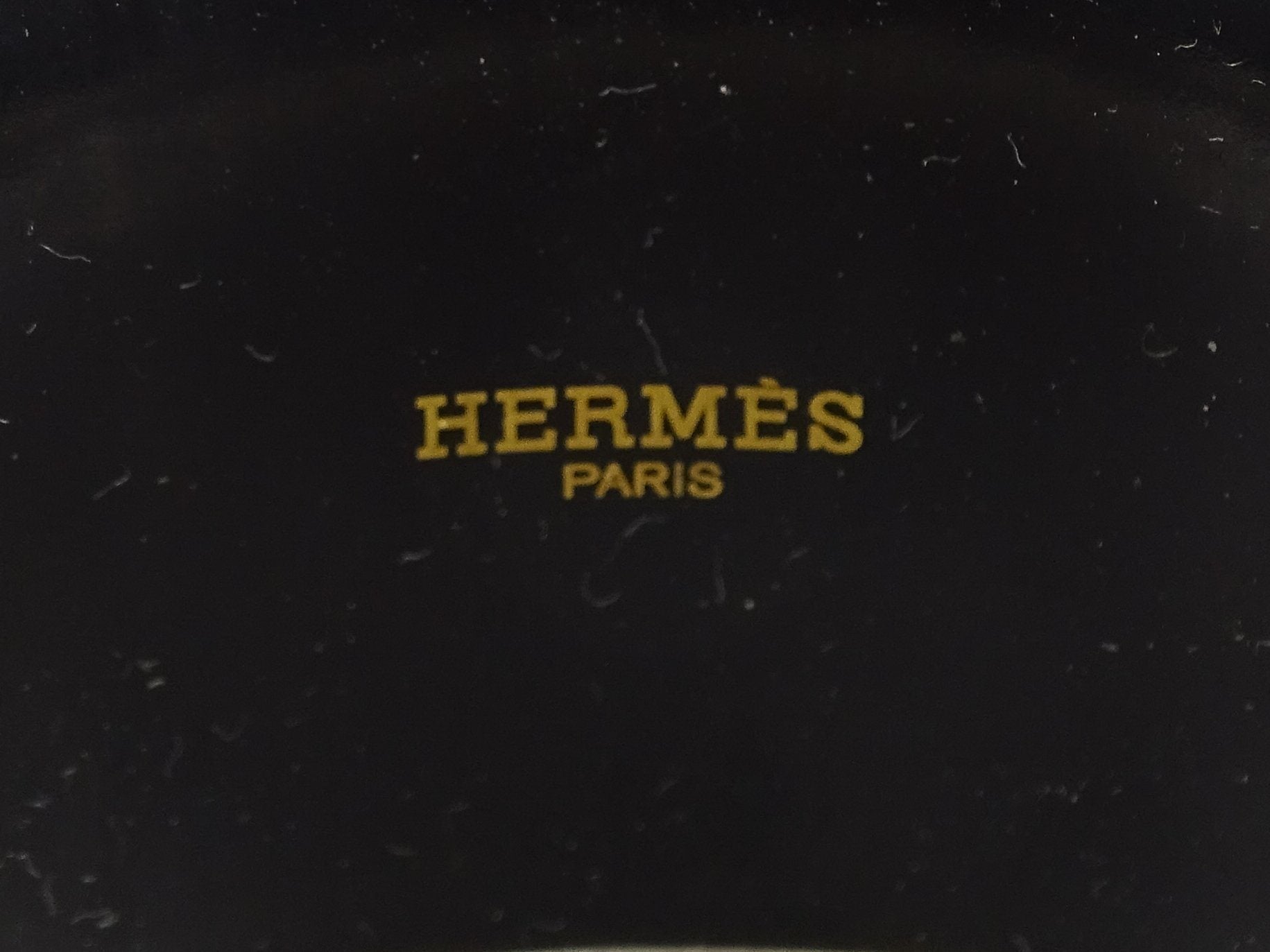 Hermes Extra Wide Enamel Bangle Leopard Detail 65mm Jewellery Hermes 