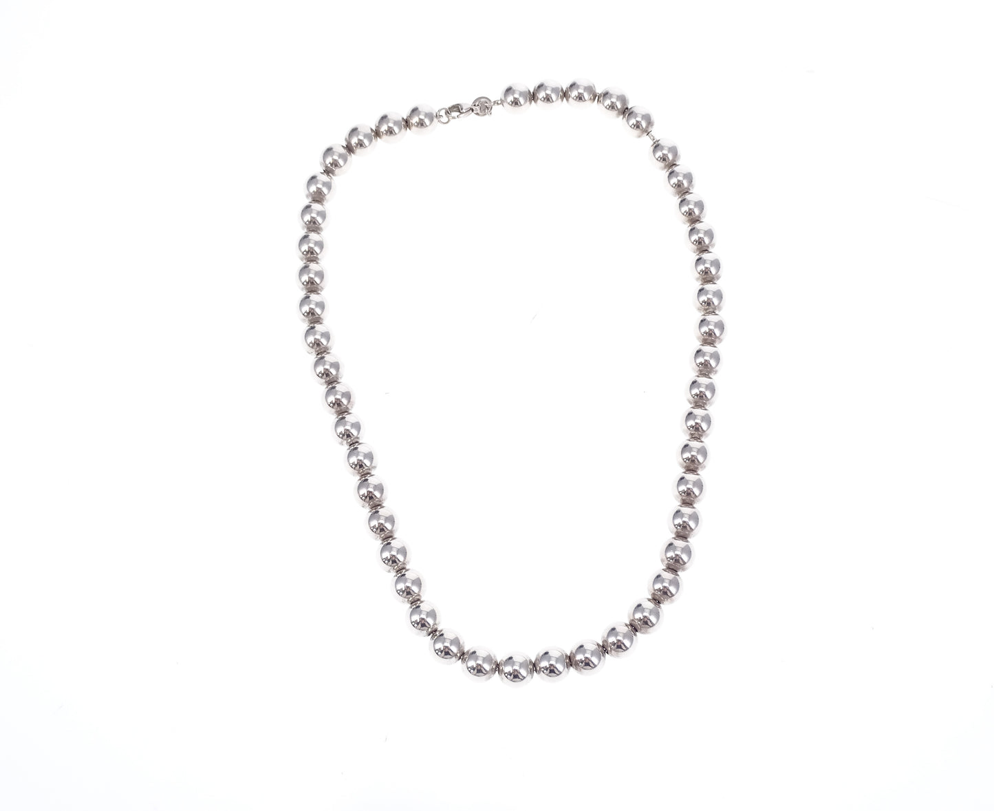 Tiffany & Co Sterling Silver City Hardwear Ball Necklace RRP €790